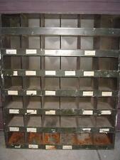 42 Compartment Bin Steel Tool Small Part Storage Organizer Hardware Cabinet