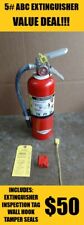 Fire Extinguisher 5lb Abc Dry Chemical Scratchampdent