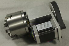 4th Axis Hollow Shaft Cnc Router Rotational A Axis 100mm New