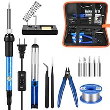 Soldering Iron Kit Electronics 60w Soldering Welding Iron Tools With On Off S
