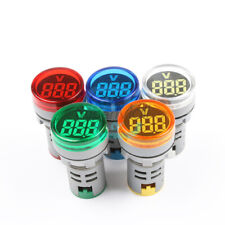 Ac 20 500v Led Digital Display Voltmeter Signal Light Voltage Meter Indicator