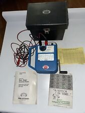 Biddle Megger 210159 Hand Crank Insulation Tester With Manuals And Case