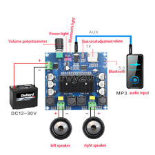 Xh A105 Bluetooth 50 Tda7498 Digital Amplifier Board 2x100w Stereo Amp Module