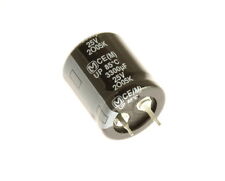 10x 3300uf 25v Dc Snap In Mount Electrolytic Capacitor 25 Volts 3300mfd 25vdc
