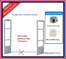 Wireless Double Door 500 Jumbo Tag Eas Rf Retail Anti Theft Security System