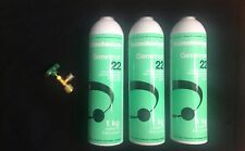 Refrigerant R 22 105oz 654lbs Valve Is Included Three Cans Fast Shipping