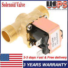 12v Electric Solenoid Valve Air Water Gas Oil Brass Normally Closed G12 Nc