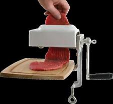 Meat Tenderizer Cuber Marinate Hand Crank Clamp On Table Cast Body Beef Deer