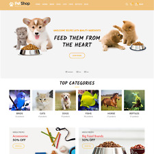 Automated Pets Dropshipping Store With 1000 Products 1 Year Free Hosting