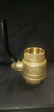 2 Brass Ball Valve Fnpt 600 Wog Full Port Lever Operated New Ul Stamped