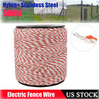 Electric Poly Fence Wire Polywire Steel Horse Fencing Low Resistance 500m