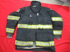 Cairns Reaxtion Fire Fighter Turnout Drd Jacket 46 X 32 Black Bunker Coat Rescue