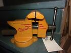 Vintage Chief L4 Swivel Base Anvil Pipe Jaws Bench Vise Usa Free Priority