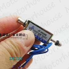 Micro Mini Solenoid Valve Electromagnet Dc 12v Spring Push Pull Type Magnet