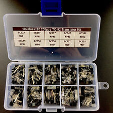 Transistor Assortment Assorted Kit Box 10values X20 To 92 Bc Series Bc337 Bc550