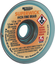 Mg Chemicals 424 2 5 Foot Length Of 0060 15mm Width Braid Solder Wick