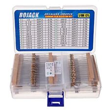 Bojack 1000 Pcs 25 Values Resistor Kit 1 Ohm 1m Ohm With 5 14w Carbon Film