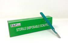 Disposable Scalpels Sterile Size 16 Plastic Handle Amp Metric Line Box Of 20