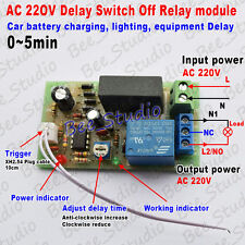 Ac 220v 230v 240v Trigger Delay Timing Timer Relay Switch Delay Turn Off 05min