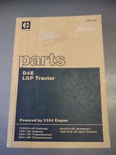 Cat Caterpillar D4e Crawler Tractor Dozer Parts Book Manual Sn 72x639 Up
