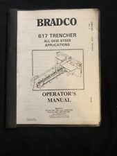 Bradco 617 Trencher Operators Manual 677