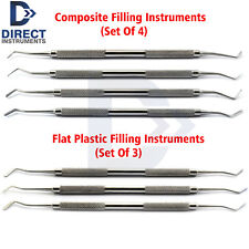 7pcs Restorative Composite Dental Filling Instruments Plugger Spatula Surgical