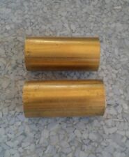 C360 Brass 1 Round Rod Stock 2 Pc 2 Long Lathe Machinist Tool New Solid Bar