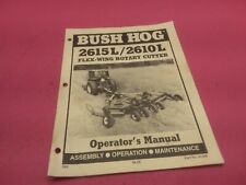 Bush Hog 2615l 2610l Flex Wing Rotary Cutter Operators Manual Mower Lt903