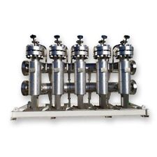 Unused Stainless Steel Rosedale High Pressure Liquid Filtration Strainer System