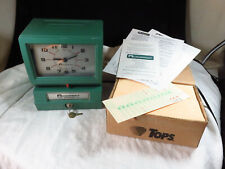 Acroprint Time Recorder 150nr4 With Key 500 Timecards Time Clock Punch