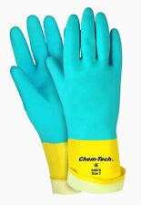 Mcr Safety 5407s 7 12 Inch Chem Tech Rubber Gloves Small 1 Pair