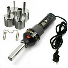 200w 110v Lcd Display Electronic Hot Air Heat Gun Soldering Station With 4 Nozzles