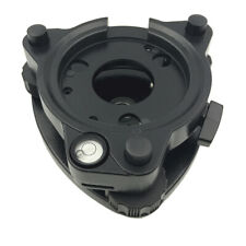 New Black Tribrach Without Optical Plummet For Total Station Gps Three Jaw