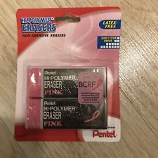 One 1 Pack New Pink Hi Polymer Erasers