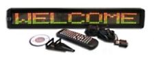 Tricolor Led Programmable Display Indoor Sign With Wireless Remote 26x4