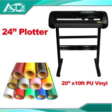 24 Cutting Plotter With Craftedge Software 10ft T Shirt Heat Transfer Vinyl