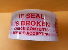 Stop If Seal Is Broken Red Lettering Printed Secure Box Carton Sealing 2 Tape