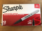 Sharpie Fine Point Marker Premium Permanent Black 30001 12 Each