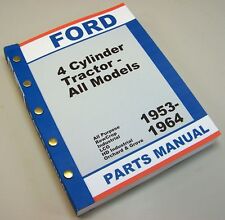 Ford 2000 4000 Tractor Master Parts Manual Catalog 1962 1963 1964 1965 All Types