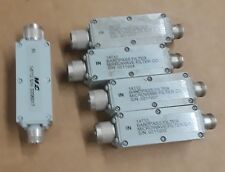 Lot Of 5 Telonic Berkeley Microwave Bandpass Filter 14712 N Female To N Male