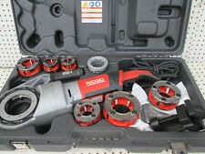Ridgid 690 I Hand Held Power Threading Machine With 12 2 Dies And Support Arm