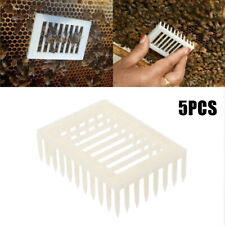 5pcs Plastic Queen Marker Cage Clip Bee Catcher Beekeeper Tools Equipment Usa