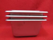 3 Steam Table Pans Stainless Steel Pn 2220949 4 Deep New