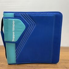 Mead Vintage Trapper Keeper 3 Inch C Ring Binder With Organizer Blue Green Teal