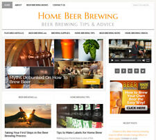 Homebrewing Craft Beer Brewing Blog Website Business For Sale Auto Updating