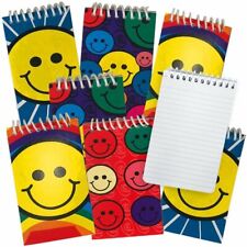 Artcreativity Mini Smile Face Notepads Pack Of 12 Small Emoji Note Memo