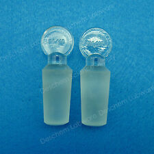 2pcslot 2440solid Glass Stopperlab Plugnew Lab Chemistry Glassware