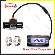 Koso Motorcycle Water Thermometer Voltmeter Timer Mini3 Led Digital Water Temp