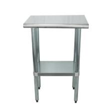 Stainless Steel Food Prep Work Table With Adjustable Undershelf 18x24