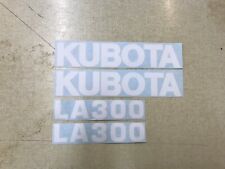 Kubota La300 Loader Decals